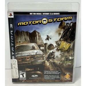 Motorstorm Sony‎ PlayStation 3 PS3 2007 Complete with Manual CIB Untested